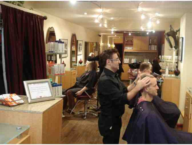 Hair Color Touch-up & Glaze, Blow-dry & Style Plus Complimentary Consultation at M Salon