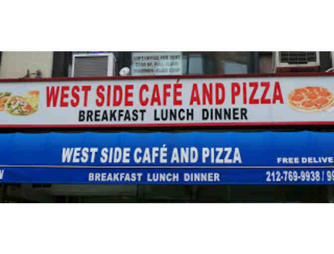 Two Large Pizzas from West Side Cafe, Delivered or for Pick-up