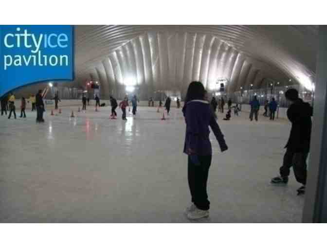 Ice Skating at City Ice Pavilion - 4 Passes with Skate Rentals