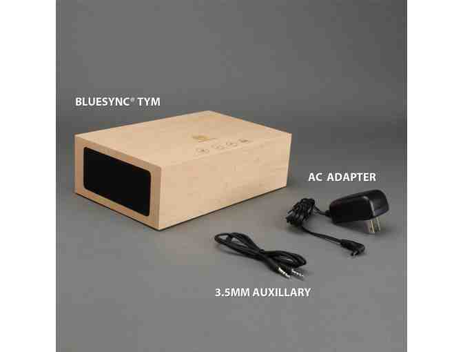 GOgroove - BlueSYNC TYM Bluetooth Stereo Speaker System & Wooden Alarm Clock