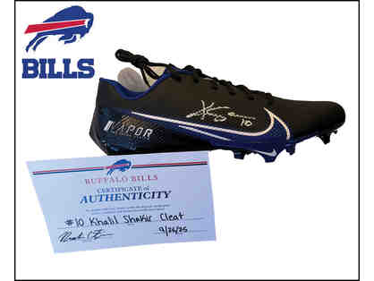 Signed Khalil Shakir Game-Style Cleat &ndash; One-of-a-Kind Collectible!