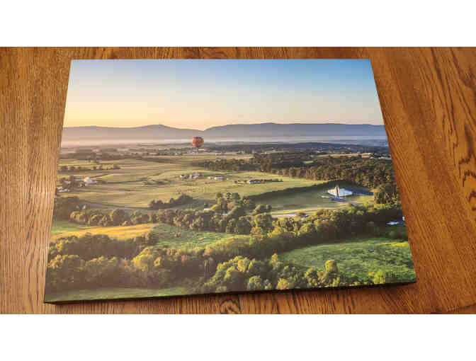 16"x12" Morning Balloon Flight Photograph on Canvas - Photo 1
