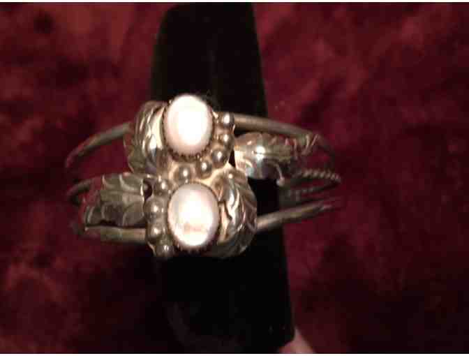 Native American bracelet -- sterling silver--vintage