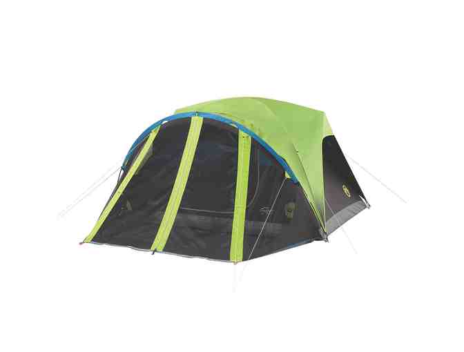 Four Person Coleman Carlsbad Dome Dark Room Tent with Screenhouse