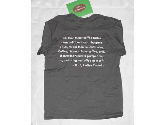Acton Coffee House, Acton MA - $15 Gift Card and Coffee Cantata T Shirt
