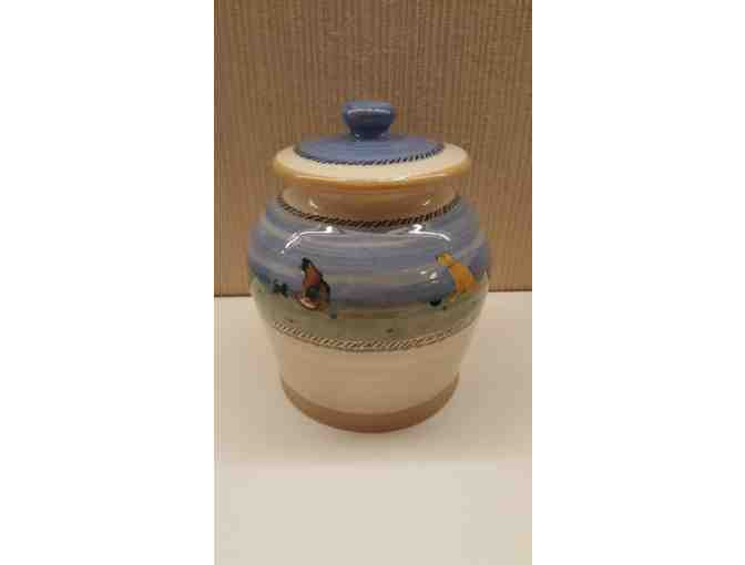 Nicholas Mosse Pottery - Medium Covered Jar, Landscape Pattern