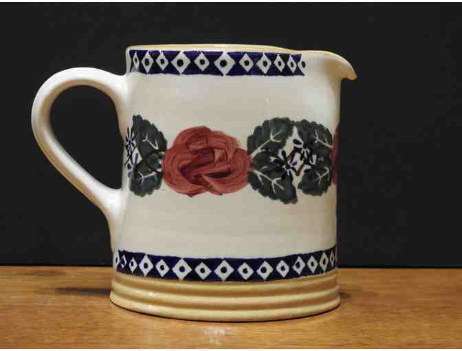 Nicholas Mosse Pottery - Cylinder Jug, Kilfane Rose Pattern, Retired