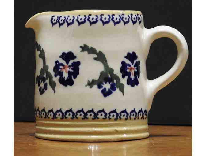 Nicholas Mosse Pottery - Small Cylinder Jug, Pansy, Retired