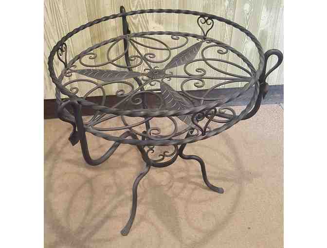 Wrought Iron 28' La Belle Plant Stand or Table by Achla Designs Fitchburg, MA