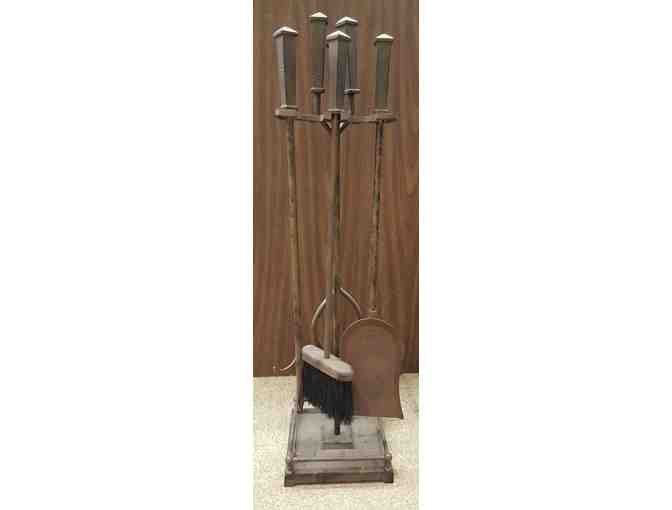 Rustic Style Fireplace Tool Set - Photo 1