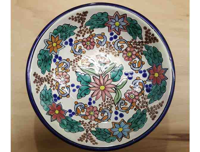 Talavera Bowl, Handmade in Mexico