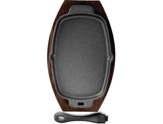 Napoleon Pro Series Tool Set and Napoleon Pro Series Cast Iron Sizzle Plater