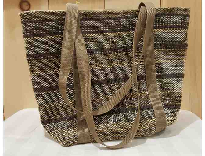 Handwoven Totebag Made From Recycled Materials