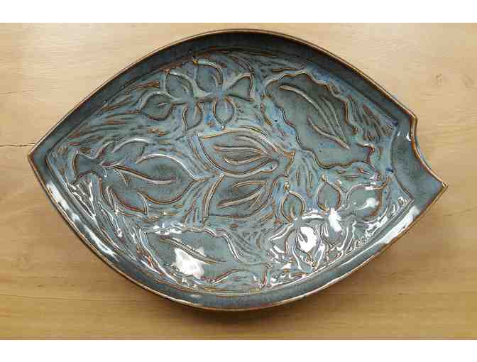 Pottery Serving Dish by Maxine Hugon