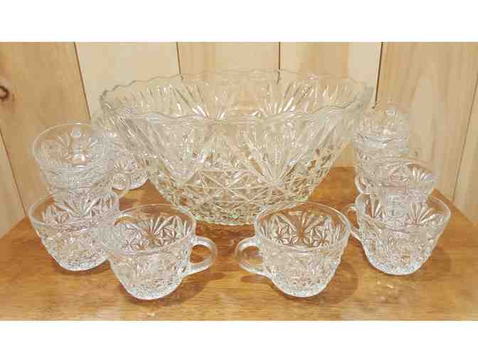 Vintage Punch Bowl Set