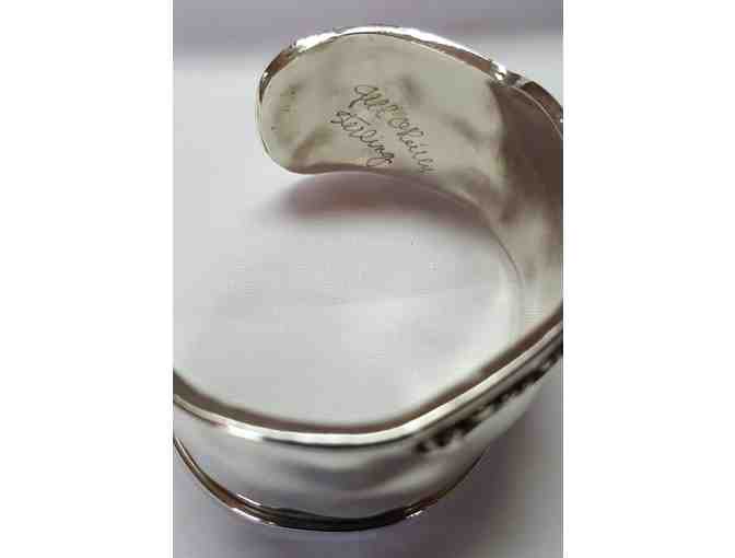 Contemporary Sterling Silver Cuff Bracelet by Jill O'Reilly