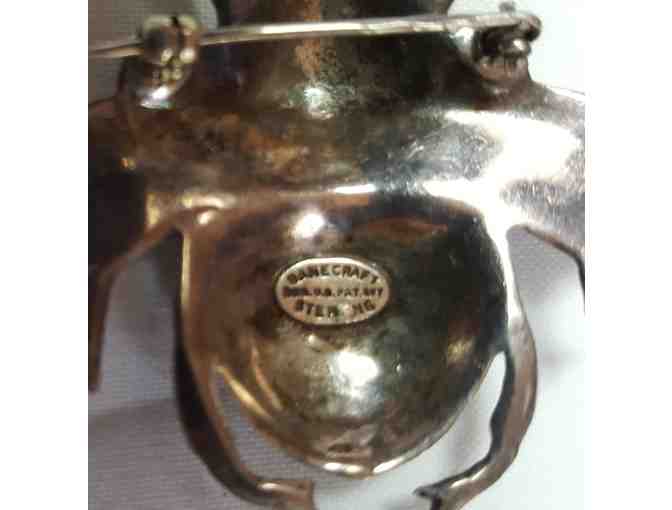 Vintage Danecraft Sterling Silver Bee Pin