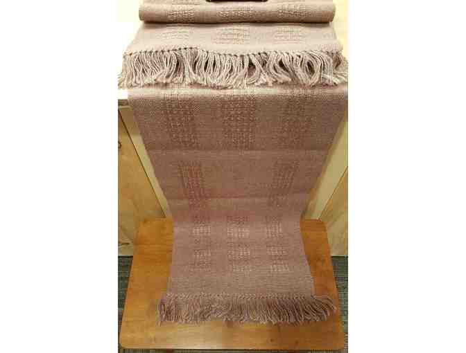 Hand Woven Table Runner by Louise M. Abbott