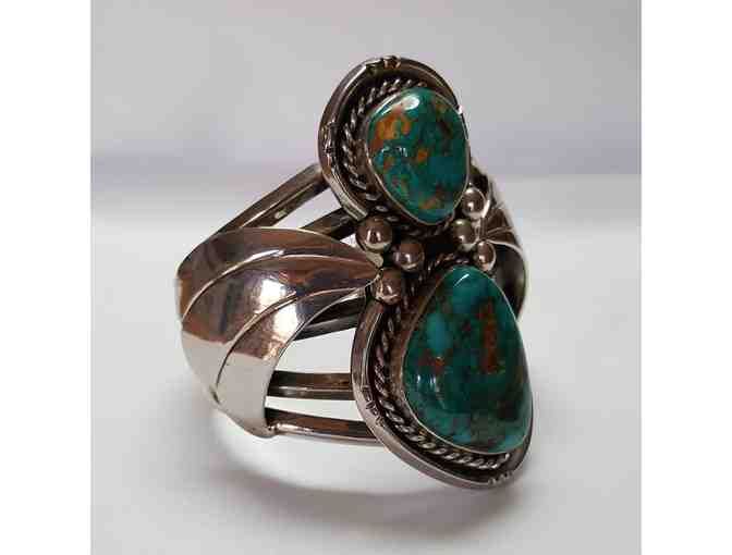 Sterling Silver and Turquoise Cuff Bracelet
