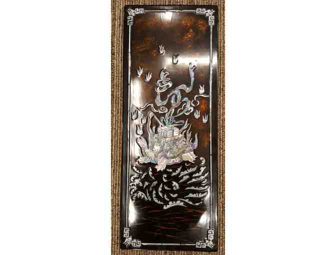 Vietnamese Mother of Pearl Wall Plaques - Set of Two