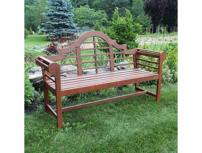 Natural Lutyens Garden Bench by Achla Designs in Fitchburg, MA