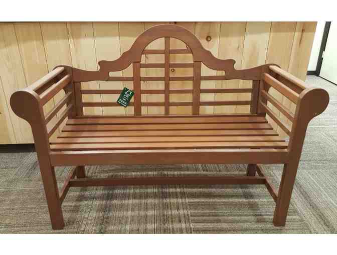 Natural Lutyens Garden Bench by Achla Designs in Fitchburg, MA