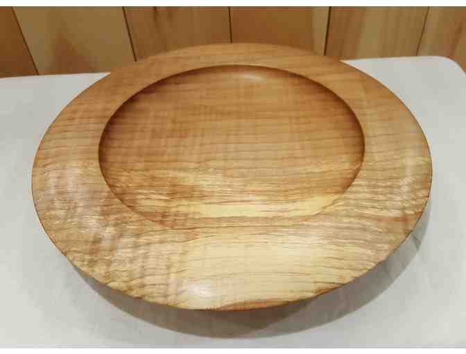 Hand Turned Maple Wood Platter