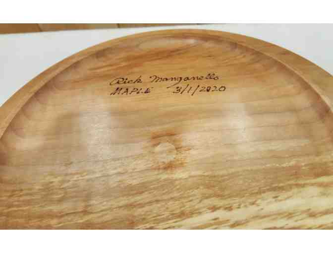 Hand Turned Maple Wood Platter