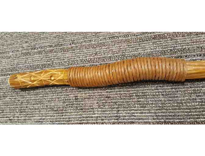 Hand-carved Wood Walking Stick - Photo 2
