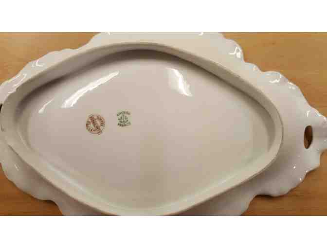 Antique Limoges Oval Serving Dish