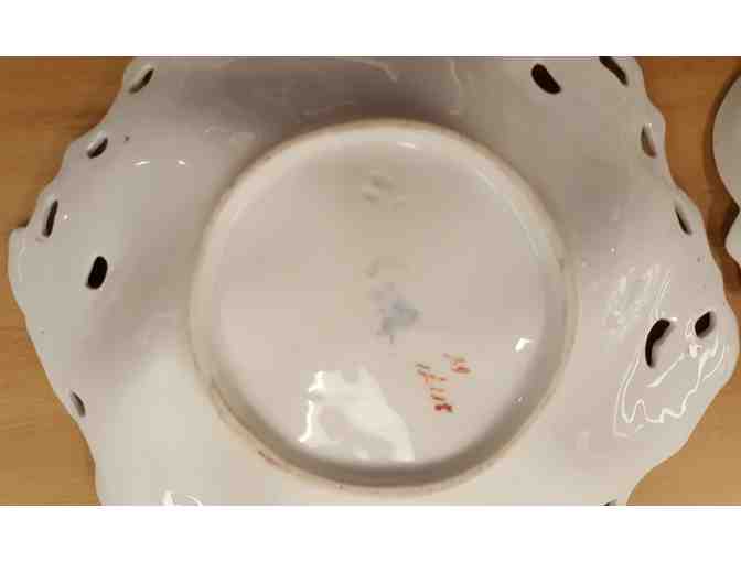 Two Antique German Porcelain Serving Dishes