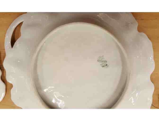 Two Antique German Porcelain Serving Dishes