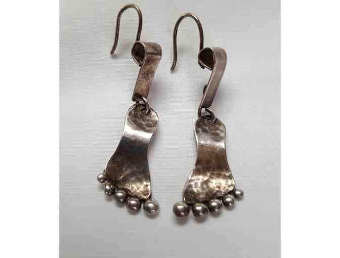 Silver Barefoot Earrings