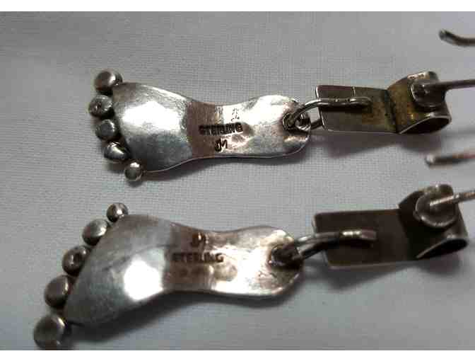 Silver Barefoot Earrings