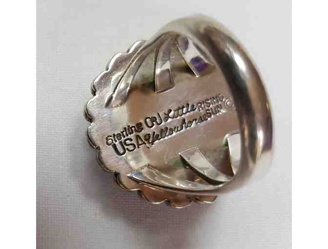 Black Onyx and Sterling Silver Ring by Little Yellowhorse