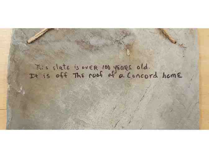 Chickadee Welcome Slate