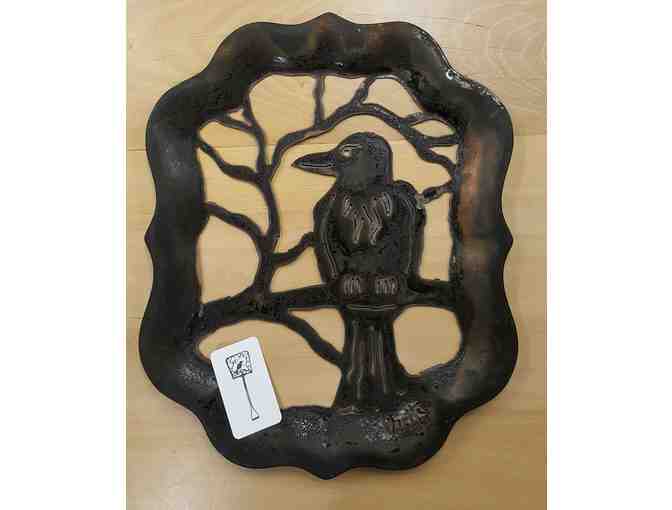 'Crow in Branches' Sculpture, by Babacool Arts