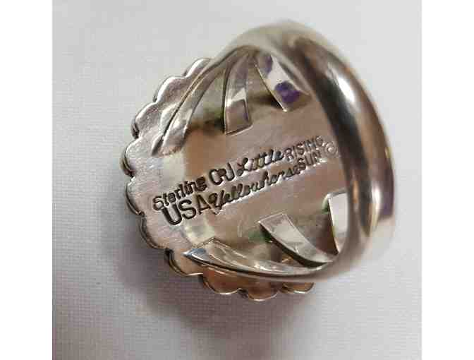 Black Onyx and Sterling Silver Ring by Little Yellowhorse