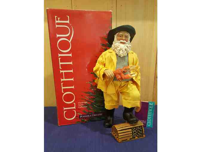 Santa Lobster Captain Figurine