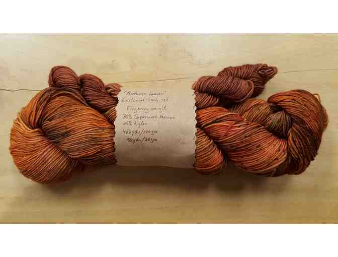 Hand-dyed Yarn 'Autumn Leaves'