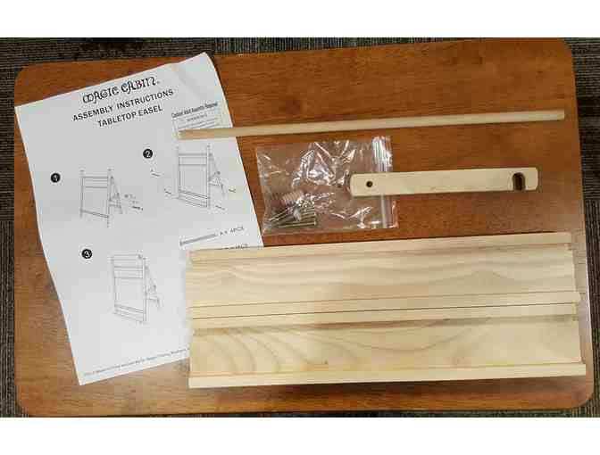 Children's Table Top 3 in 1 Easel, with Paint Set
