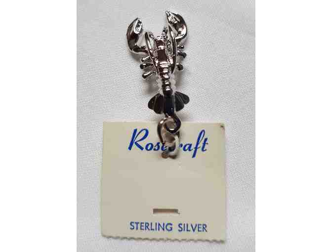 Sterling Silver Lobster Charm, Rosecraft