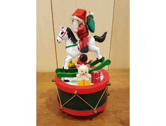 Rocking Horse Christmas Music Box