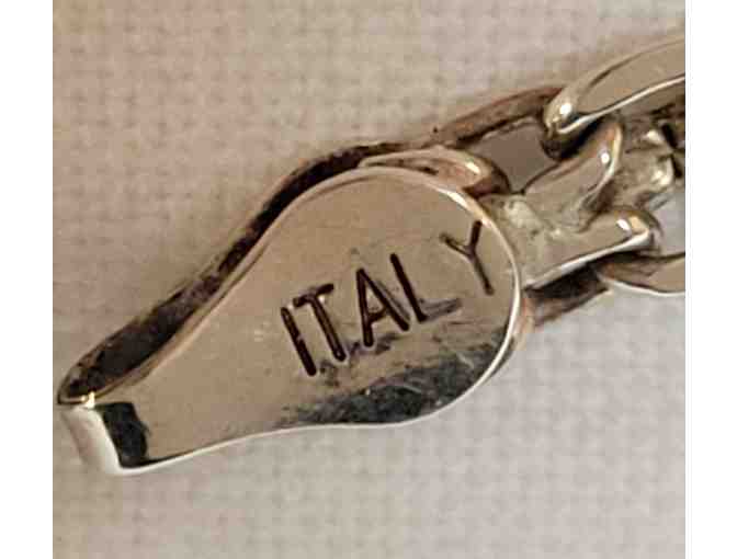 Italian Sterling Silver Link Bracelet