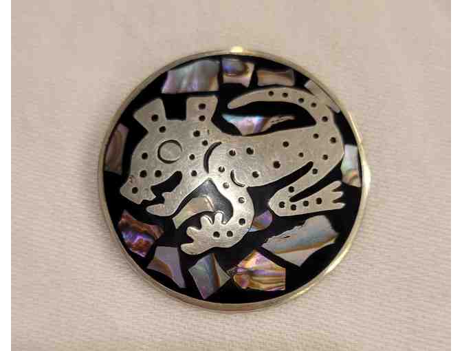 Aztec Style Jaguar Pin