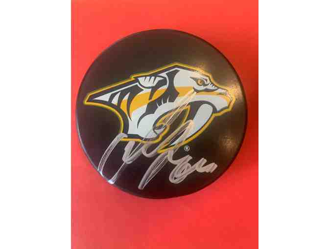 Nashville Predators Autographed Hockey Puck