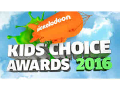 4 Tickets to the 2016 Nickelodeon Kids's Choice Awards