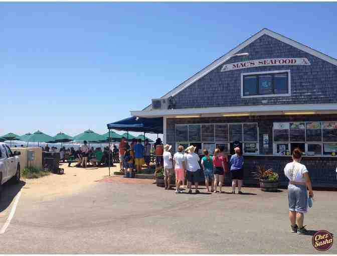 DINING OUT ON THE CAPE/WELLFLEET! - GIFT CARD FOR MAC' SEAFOOD