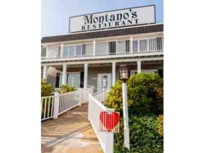 DINING OUT ON THE CAPE/TRURO - GIFT CERTIFICATE FOR MONTANO'S ITALIAN RESTAURANT