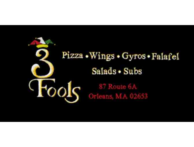 DINING OUT ON THE CAPE/ORLEANS - GIFT CARD - 3 FOOLS